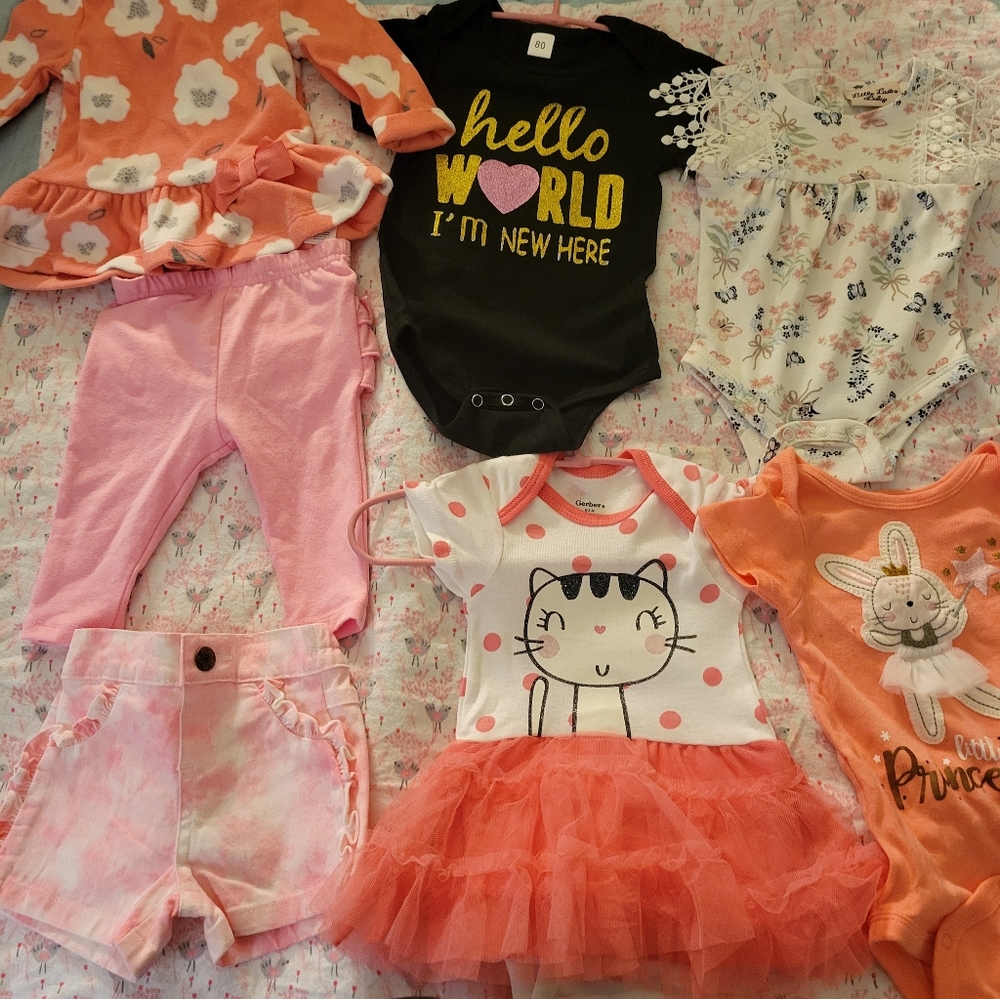 0-3 & 3-6 Months Baby Girl Clothes